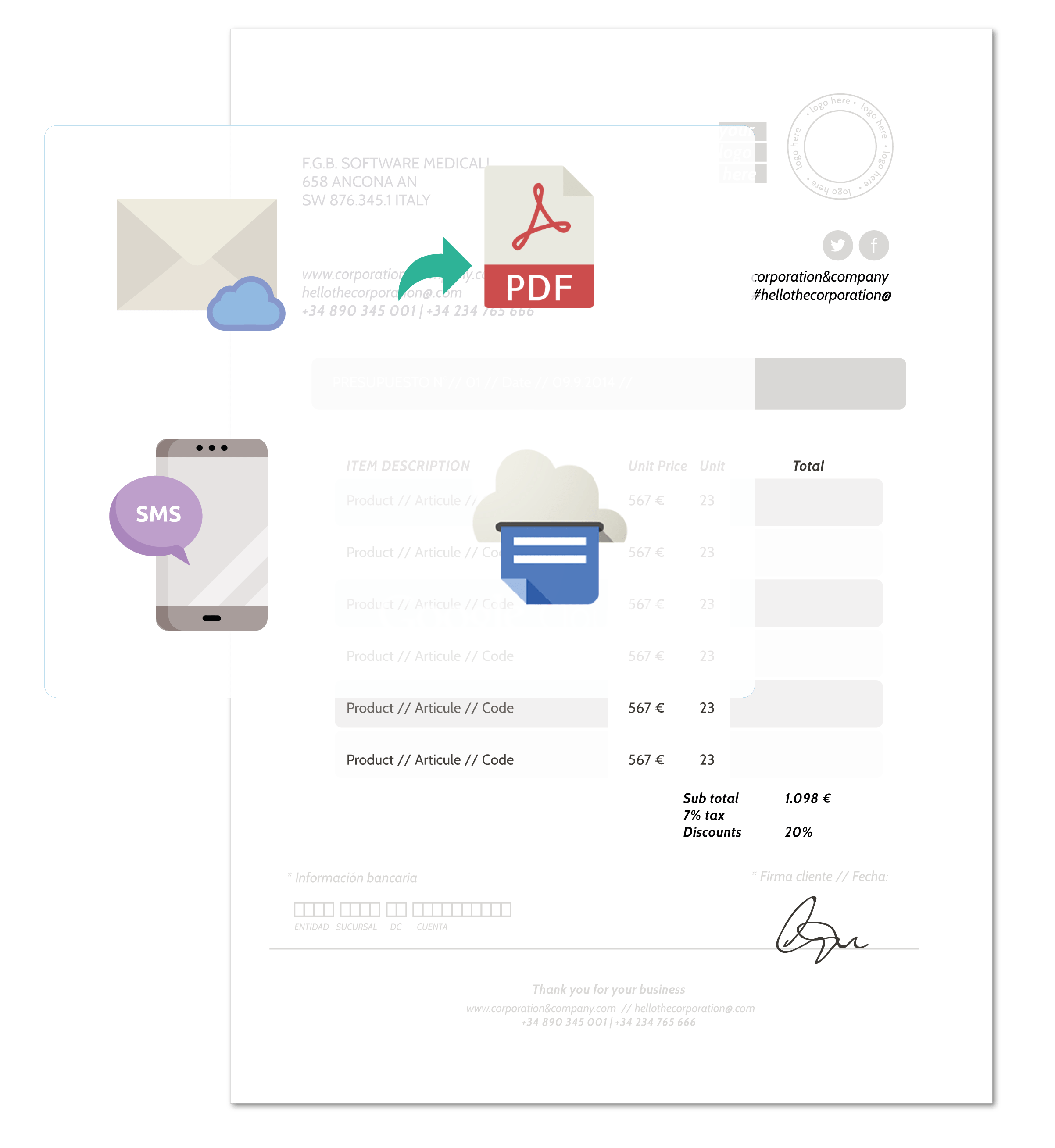 cloud invoicing app